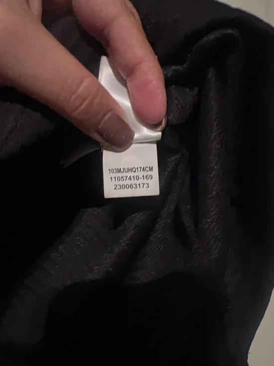 Anne Klein Black Textured Blouse Size Large Puff Sleeve Career Top Like New - Picture 6 of 7